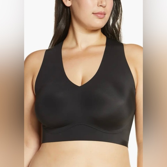 True & Co. Other - NWT! True & Co | True Body Lift Full V-Neck
Bralette | Black | Large